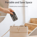 T6 2 in 1 Portable Folding Stand Wireless Charging, Style:Double Charge(White)