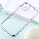 For iPhone 12 mini Ultra-thin Plating TPU Protective Soft Case (Purple)