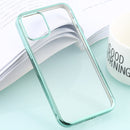 For iPhone 12 / 12 Pro Ultra-thin Plating TPU Protective Soft Case (Green)