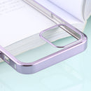 For iPhone 12 Pro Max Ultra-thin Plating TPU Protective Soft Case (Purple)