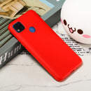For Xiaomi Redmi 9C Pure Color Liquid Silicone Shockproof Full Coverage Protective Case(Red)