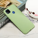For Xiaomi Redmi 9C Pure Color Liquid Silicone Shockproof Full Coverage Protective Case(Green)