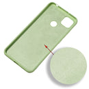 For Xiaomi Redmi 9C Pure Color Liquid Silicone Shockproof Full Coverage Protective Case(Green)