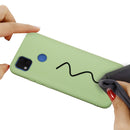 For Xiaomi Redmi 9C Pure Color Liquid Silicone Shockproof Full Coverage Protective Case(Green)