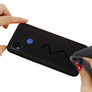 For Xiaomi Redmi 9C Pure Color Liquid Silicone Shockproof Full Coverage Protective Case(Black)