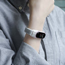 For Xiaomi Mi Band 5 / 4 / 3 Nylon Watch Band(Black+Black Army Green)