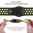 For Samsung Gear S4 Active 22mm Two-color Silicone Watch Band(Black White)