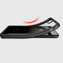 For iPhone 7 iPAKY Shockproof PC Transparent Case(Gray)