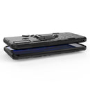 For Huawei Y8s Shockproof PC + TPU Protective Case with Magnetic Ring Holder(Navy Blue)