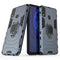 For Huawei Y8s Shockproof PC + TPU Protective Case with Magnetic Ring Holder(Navy Blue)