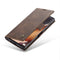 For Samsung Galaxy Note20 CaseMe Multifunctional Horizontal Flip Leather Case, with Card Slot & Holder & Wallet(Coffee)
