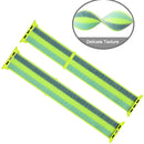 For Apple Watch Series 7 45mm / 6 & SE & 5 & 4 44mm / 3 & 2 & 1 42mm Nylon Loop Watch Band(Pollen Yellow)