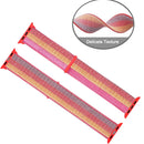 For Apple Watch Series 7 45mm / 6 & SE & 5 & 4 44mm / 3 & 2 & 1 42mm Nylon Loop Watch Band(Yellow Orange)