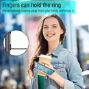 For Samsung Galaxy Note20 Ultra Carbon Fiber Protective Case with 360 Degree Rotating Ring Holder(Black)