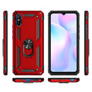For Xiaomi Redmi 9A Shockproof TPU + PC Protective Case with 360 Degree Rotating Holder(Gold)