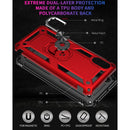 For Xiaomi Redmi 9A Shockproof TPU + PC Protective Case with 360 Degree Rotating Holder(Gold)