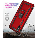For Xiaomi Redmi 9A Shockproof TPU + PC Protective Case with 360 Degree Rotating Holder(Green)