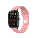 20mm For Huami Amazfit GTS Silicone Watch Band(Girly Pink)