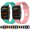 20mm For Huami Amazfit GTS Silicone Watch Band(Black)