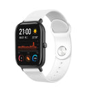 22mm For Huami Amazfit GTS Silicone Watch Band(White)