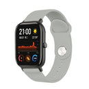 22mm For Huami Amazfit GTS Silicone Watch Band(Grey)