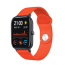 22mm For Huami Amazfit GTS Silicone Watch Band(Orange)