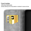 For iPhone 12 Pro Max Business Solid Color Stitching Horizontal Flip Leather Case with Holder & Card Slots(Brown)