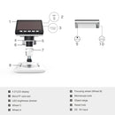 inskam307 0-40mm 1080P 4.3 inch LCD Screen Mobile Phone Repair Industry HD Electron Didital Microscope