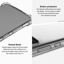 For HTC U20 5G IMAK All-inclusive Shockproof Airbag TPU Case with Screen Protector(Transparent)