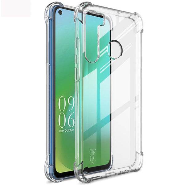 For HTC U20 5G IMAK All-inclusive Shockproof Airbag TPU Case with Screen Protector(Transparent)
