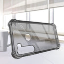 For HTC U20 5G IMAK All-inclusive Shockproof Airbag TPU Case with Screen Protector(Transparent Black)