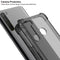 For HTC U20 5G IMAK All-inclusive Shockproof Airbag TPU Case with Screen Protector(Transparent Black)