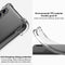 For HTC U20 5G IMAK All-inclusive Shockproof Airbag TPU Case with Screen Protector(Transparent Black)