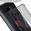 For Asus ROG Phone 3 ZS661KS IMAK All-inclusive Shockproof Airbag TPU Case with Screen Protector(Transparent Black)