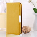 For iPhone 12 / 12 Pro Litchi Texture Horizontal Flip Leather Case with Holder & Card Slots(Yellow)