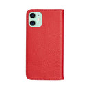 For iPhone 12 / 12 Pro Litchi Texture Horizontal Flip Leather Case with Holder & Card Slots(Red)