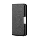 For iPhone 12 / 12 Pro Litchi Texture Horizontal Flip Leather Case with Holder & Card Slots(Black)