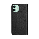 For iPhone 12 / 12 Pro Litchi Texture Horizontal Flip Leather Case with Holder & Card Slots(Black)