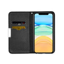 For iPhone 12 / 12 Pro Litchi Texture Horizontal Flip Leather Case with Holder & Card Slots(Black)