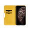 For iPhone 12 Pro Max Litchi Texture Horizontal Flip Leather Case with Holder & Card Slots(Yellow)