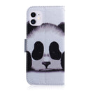 For iPhone 12 / 12 Pro Coloured Drawing Horizontal Flip Leather Case, with Holder & Card Slots & Wallet(Panda)