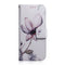 For iPhone 12 / 12 Pro Coloured Drawing Horizontal Flip Leather Case, with Holder & Card Slots & Wallet(Magnolia Flower)