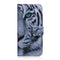 For Samsung Galaxy Note 20 Ultra Coloured Drawing Horizontal Flip Leather Case, with Holder & Card Slots & Wallet(Tiger)