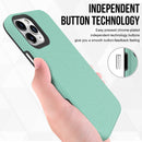 For iPhone 12 / 12 Pro Triangle Armor Texture TPU + PC Case(Mint Green)