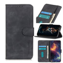 For Samsung Galaxy M31s KHAZNEH Retro Texture PU + TPU Horizontal Flip Leather Case with Holder & Card Slots & Wallet(Black)