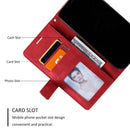 For iPhone 12 / 12 Pro Skin Feel Splicing Horizontal Flip Leather Case with Holder & Card Slots & Wallet & Photo Frame(Red)