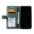 For iPhone 12 / 12 Pro Skin Feel Splicing Horizontal Flip Leather Case with Holder & Card Slots & Wallet & Photo Frame(Green)