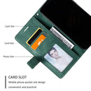 For iPhone 12 / 12 Pro Skin Feel Splicing Horizontal Flip Leather Case with Holder & Card Slots & Wallet & Photo Frame(Green)