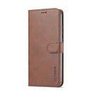 For Xiaomi Redmi 9A LC.IMEEKE Calf Texture Horizontal Flip Leather Case with Holder & Card Slots & Wallet(Brown)
