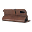 For Xiaomi Redmi 9A LC.IMEEKE Calf Texture Horizontal Flip Leather Case with Holder & Card Slots & Wallet(Brown)